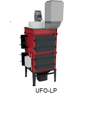 UFO-LP filtravimo įranga naudojama pjaustant lazeriu arba plazma